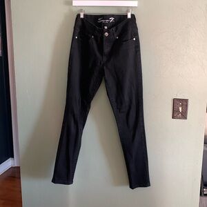 Seven7 black skinny jeans size 8